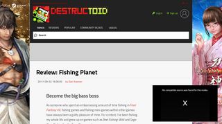 
                            9. Review: Fishing Planet - Destructoid