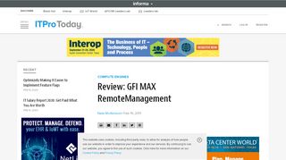 
                            9. Review: GFI Max Remote Management | IT Pro