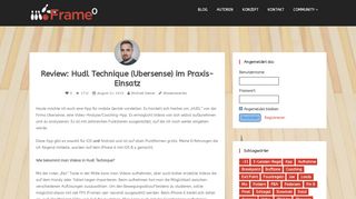 
                            12. Review: Hudl Technique (Ubersense) im Praxis-Einsatz - FrameZero