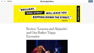 
                            12. Review: 'Leonora and Alejandro' and One Rather Trippy Encounter ...