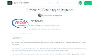 
                            8. Review: MCE motorcycle insurance - Bought By Many