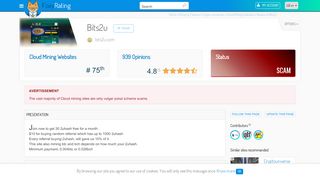 
                            11. Review of Bits2u : Scam or legit ? - NetBusinessRating