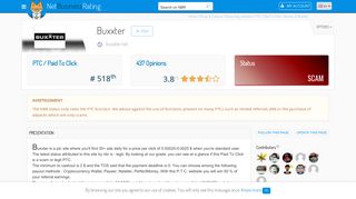 
                            4. Review of Buxxter : Scam or legit ? - NetBusinessRating