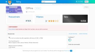 
                            11. Review of CXMine : Scam or legit ? - NetBusinessRating