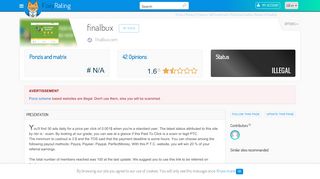 
                            5. Review of finalbux : Scam or legit ? - NetBusinessRating