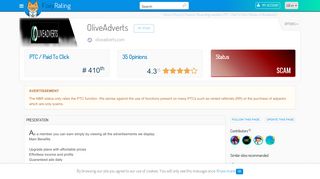 
                            7. Review of OliveAdverts : Scam or legit ? - NetBusinessRating