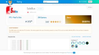 
                            12. Review of SoleBux : Scam or legit ? - NetBusinessRating