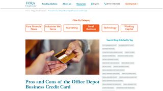 
                            11. Review of the Office Depot Business Credit Card | Fora Financial Blog