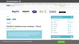 
                            13. Review of Toluna UK - SurveyCompare.net