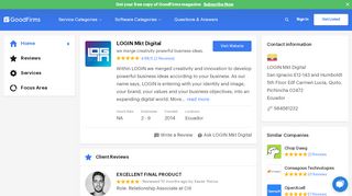 
                            13. Review & Rating of LOGIN Mkt Digital - GoodFirms