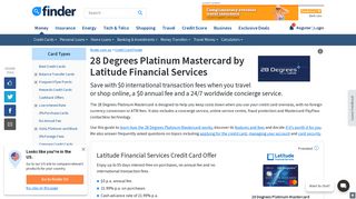 
                            7. Review the 28 Degrees Platinum Mastercard from Latitude | finder ...