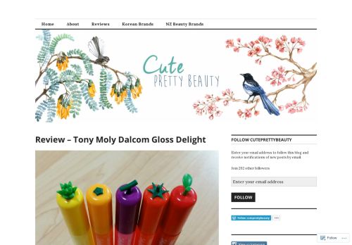 
                            10. Review – Tony Moly Dalcom Gloss Delight – cuteprettybeauty