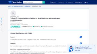 
                            12. Review: TriNet HR Passport platform helpful for small business with ...