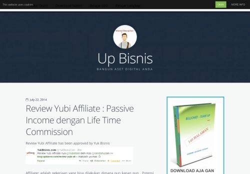 
                            4. Review Yubi Affiliate - Passive income dengan affiliate - Up Bisnis