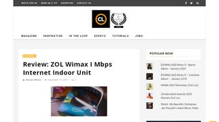 
                            13. Review: ZOL Wimax I Mbps Internet indoor unit - Creative Loop