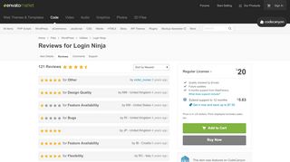 
                            5. Reviews for Login Ninja | CodeCanyon