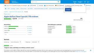 
                            7. Reviews over Apple AirPort Time Capsule 2 TB - Coolblue - Voor ...