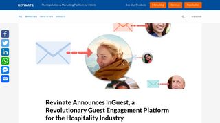 
                            2. Revinate Announces inGuest, a Revolutionary Guest Engagement ...
