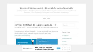 
                            11. Revisar tentativa de login bloqueada – R | Zicutake USA ...