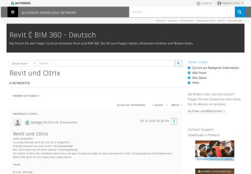 
                            13. Revit und Citrix - Autodesk Community- International Forums