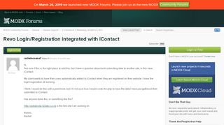 
                            9. Revo Login/Registration integrated with iContact | MODX Community ...