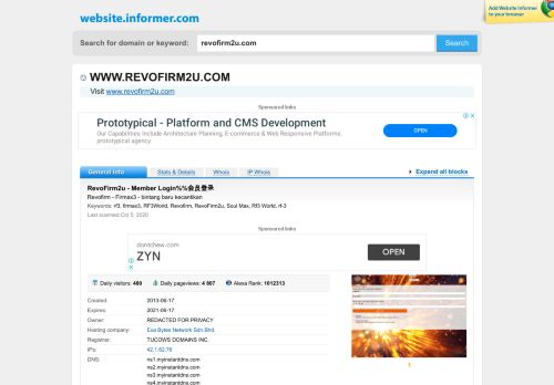 
                            6. revofirm2u.com at WI. RevoFirm2u - Member Login%%会员登录