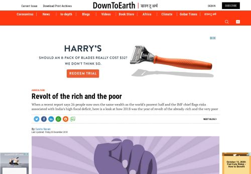 
                            13. Revolt of the rich and the poor - Down To Earth