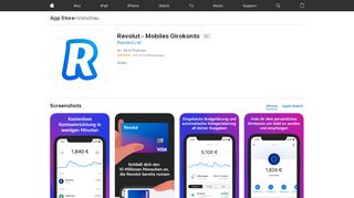 
                            6. Revolut - Mobiles Girokonto im App Store - iTunes - Apple