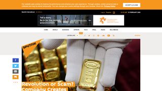 
                            6. Revolution or Scam? Company Creates Cryptocurrency Bound to ...