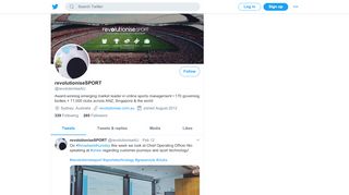 
                            5. revolutioniseSPORT (@revolutioniseAU) | Twitter