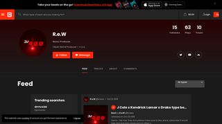 
                            2. R.e.W Feed | BeatStars Profile