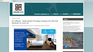 
                            4. Rewards Canada: It's Official - Delta Hotels Privilege merging into ...