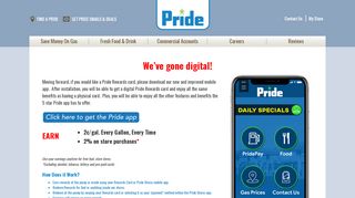 
                            6. Rewards Card - Pride Stores