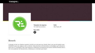 
                            9. Reweb | trampos.co