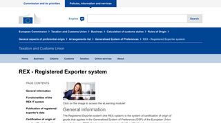 
                            10. REX - Registered Exporter system | Taxation and Customs Union