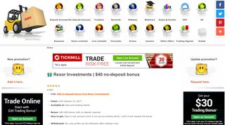 
                            5. Rexor Investments | $40 no-deposit bonus