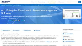 
                            13. rexx Enterprise Recruitment - Bewerbermanagement Software - e ...