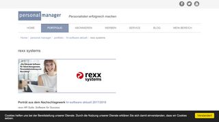 
                            5. : rexx systems - Personal Manager