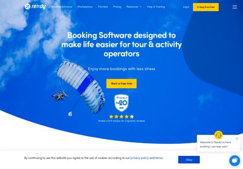 
                            9. Rezdy: Booking Platform - Online Booking System - Scheduling Software
