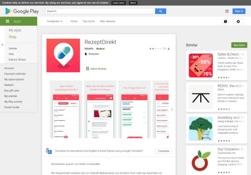 
                            6. RezeptDirekt – Apps bei Google Play