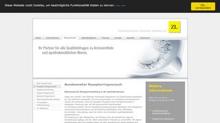 
                            11. Rezeptur-Ringversuch - ZL Homepage - Zentrallabor