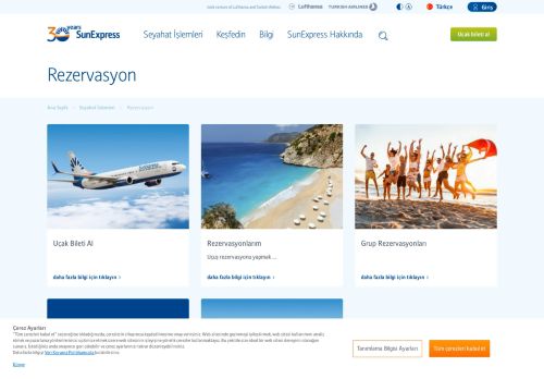 
                            10. Rezervasyon - SunExpress