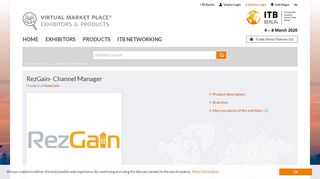 
                            3. RezGain- Channel Manager: RateGain - ITB Berlin - Product