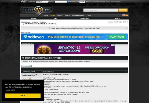 
                            4. RF Online dual clients all the methods. - Elitepvpers
