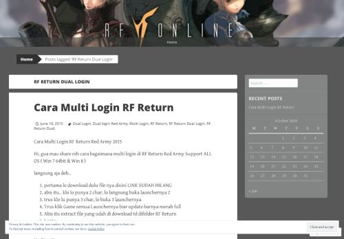 
                            2. RF Return Dual Login | - Cara Multi Login RF Return - WordPress.com