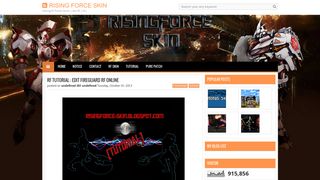 
                            9. RF TUTORIAL : Edit Fireguard RF Online | Rising Force Skin