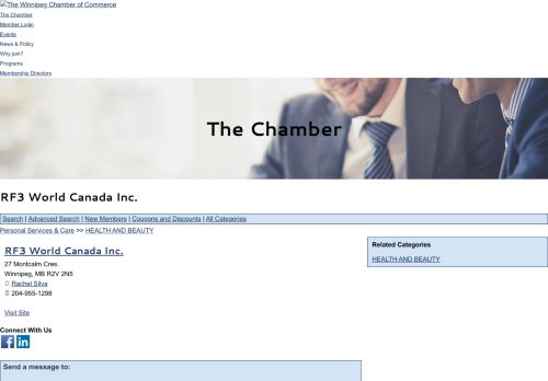 
                            11. RF3 World Canada Inc. - The Winnipeg Chamber of Commerce