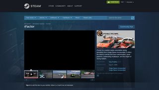 
                            8. rFactor on Steam