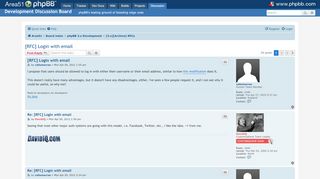 
                            10. [RFC] Login with email - Development Discussion Board - Area51 ...