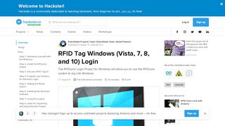 
                            9. RFID Tag Windows (Vista, 7, 8, and 10) Login - Hackster.io